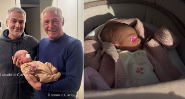 clara isabel con i suoi nonni