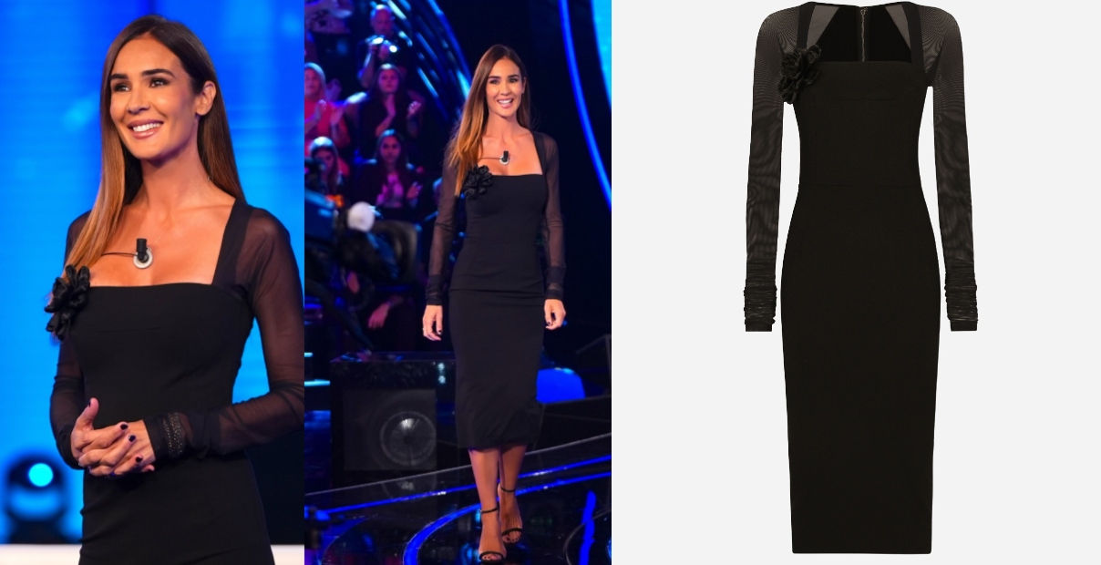 silvia toffanin abito dolce e gabbana