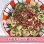 gnocchi di quark con speck e piselli di barbara de nigris