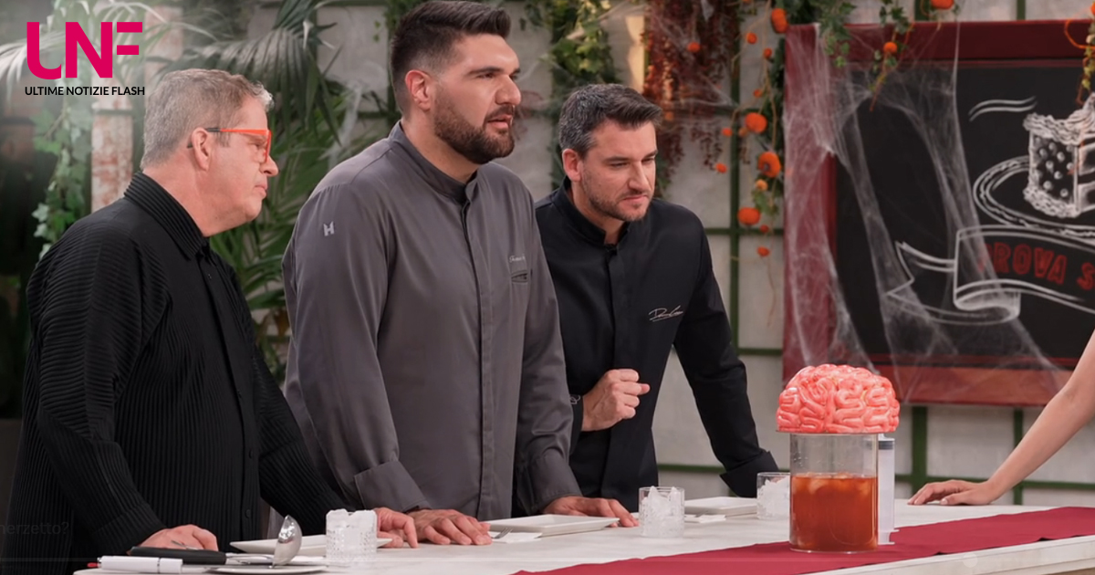 bake off italia 2025 torta cervello