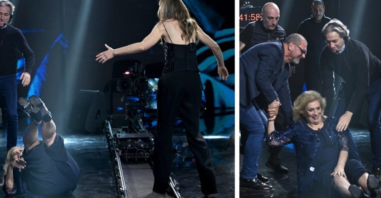 iva zanicchi cade a belve