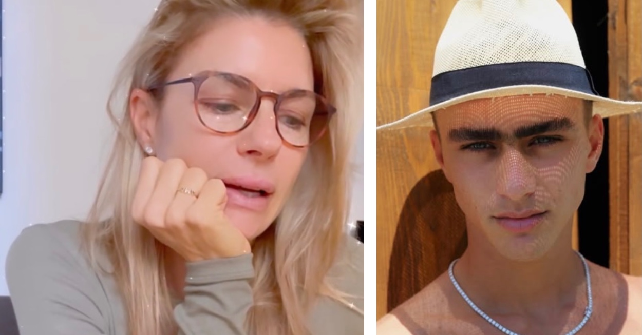 martina colombari figlio