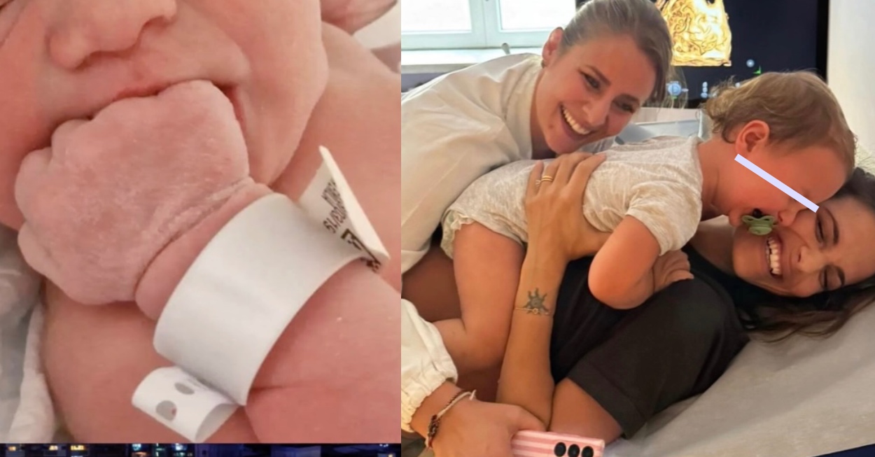 roberta morise figlio