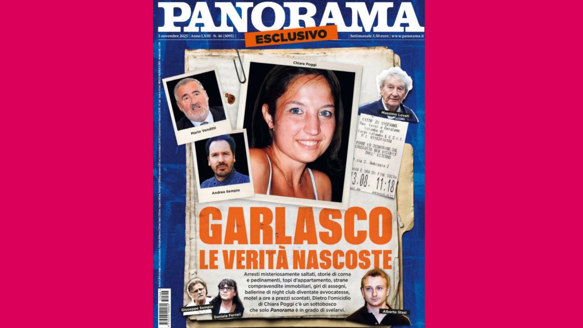 venditti panorama scoop andrea sempio