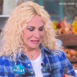 antonella clerici in lacrime airc