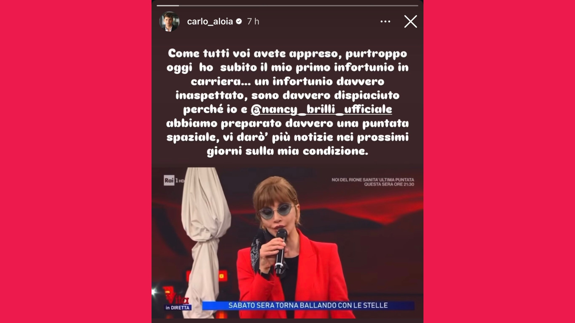 nancy brilli carlo aloia ballando con le stelle