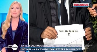 minacce lovati gallo lettera