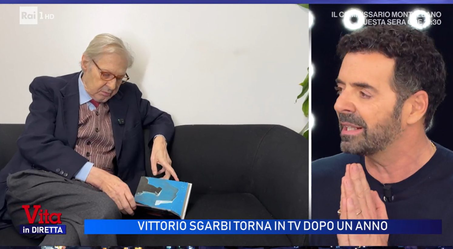 vittorio sgarbi vita in diretta matrimonio