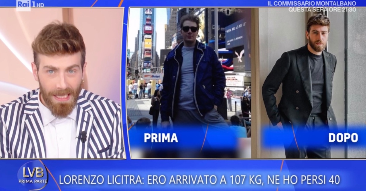Lorenzo licitra dimagrito