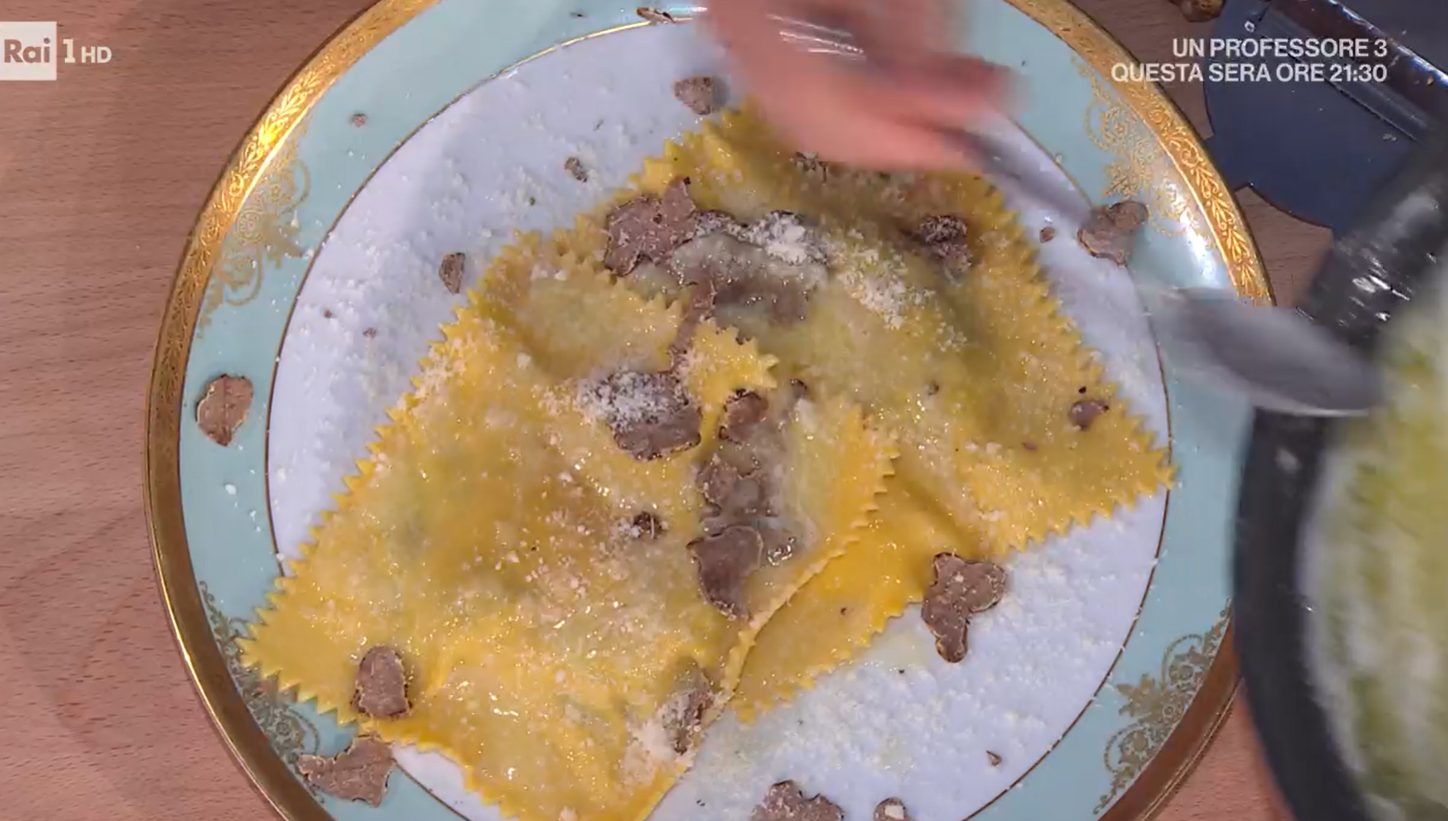 uovo in raviolo daniele persegani ricetta