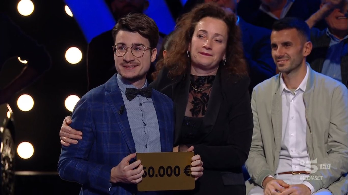 ascolti la ruota dei campioni 20 novembre 2025