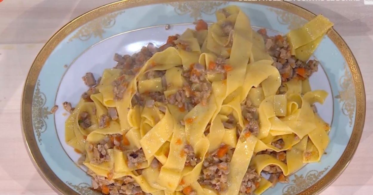 pappardelle ragù anatra persegani