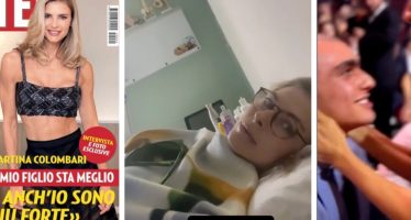 martina colombari figlio