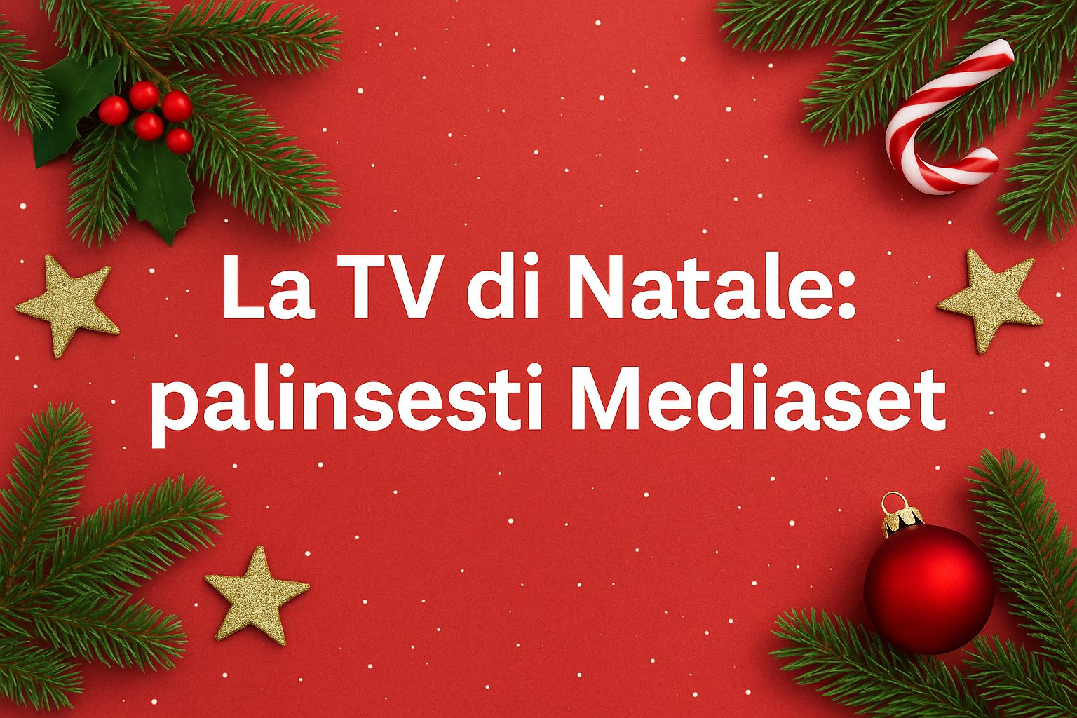 la tv di Natale mediaset