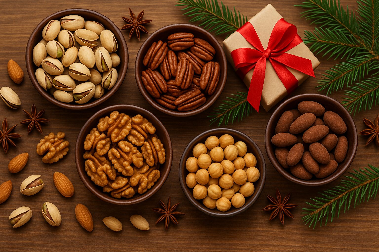 la frutta secca da regalare a natale