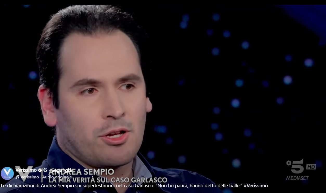 andrea sempio tv