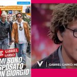 gabriel garko prime foto con il marito giorgio