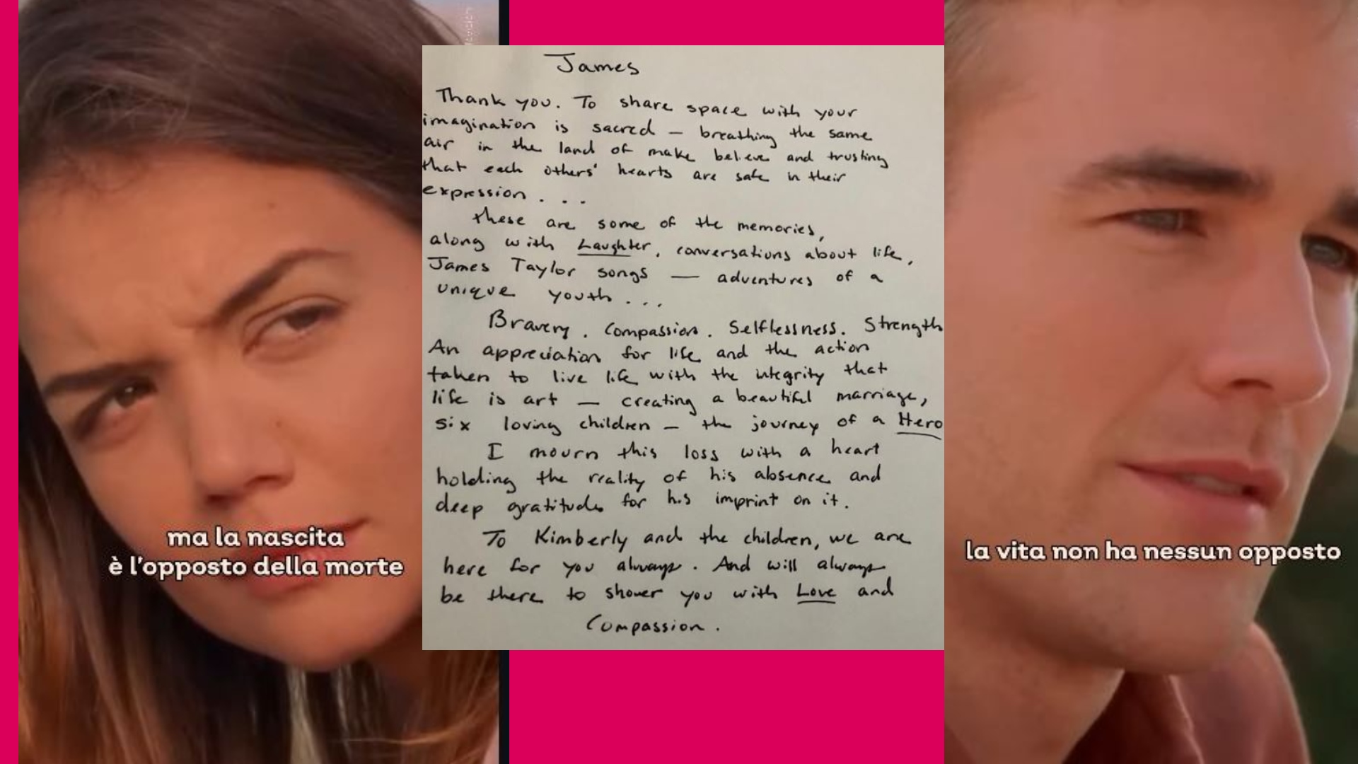 katie holmes lettera