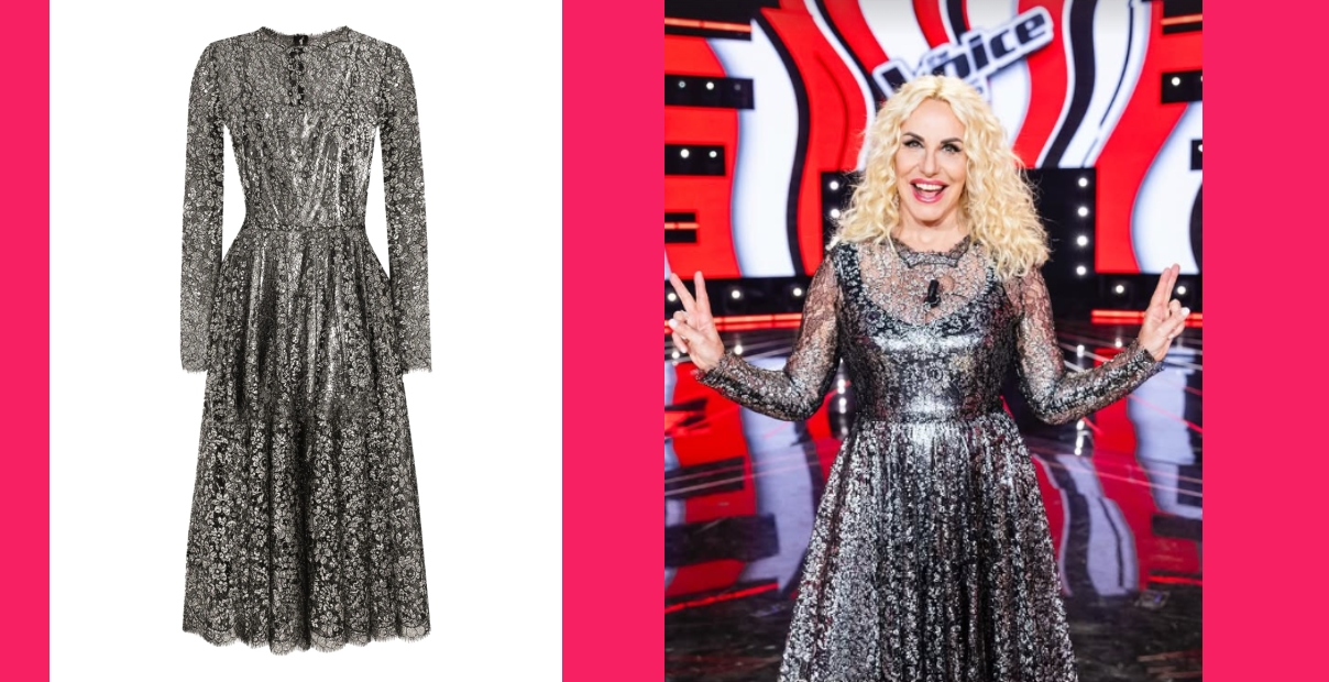 antonella clerici abito dolce e gabbana