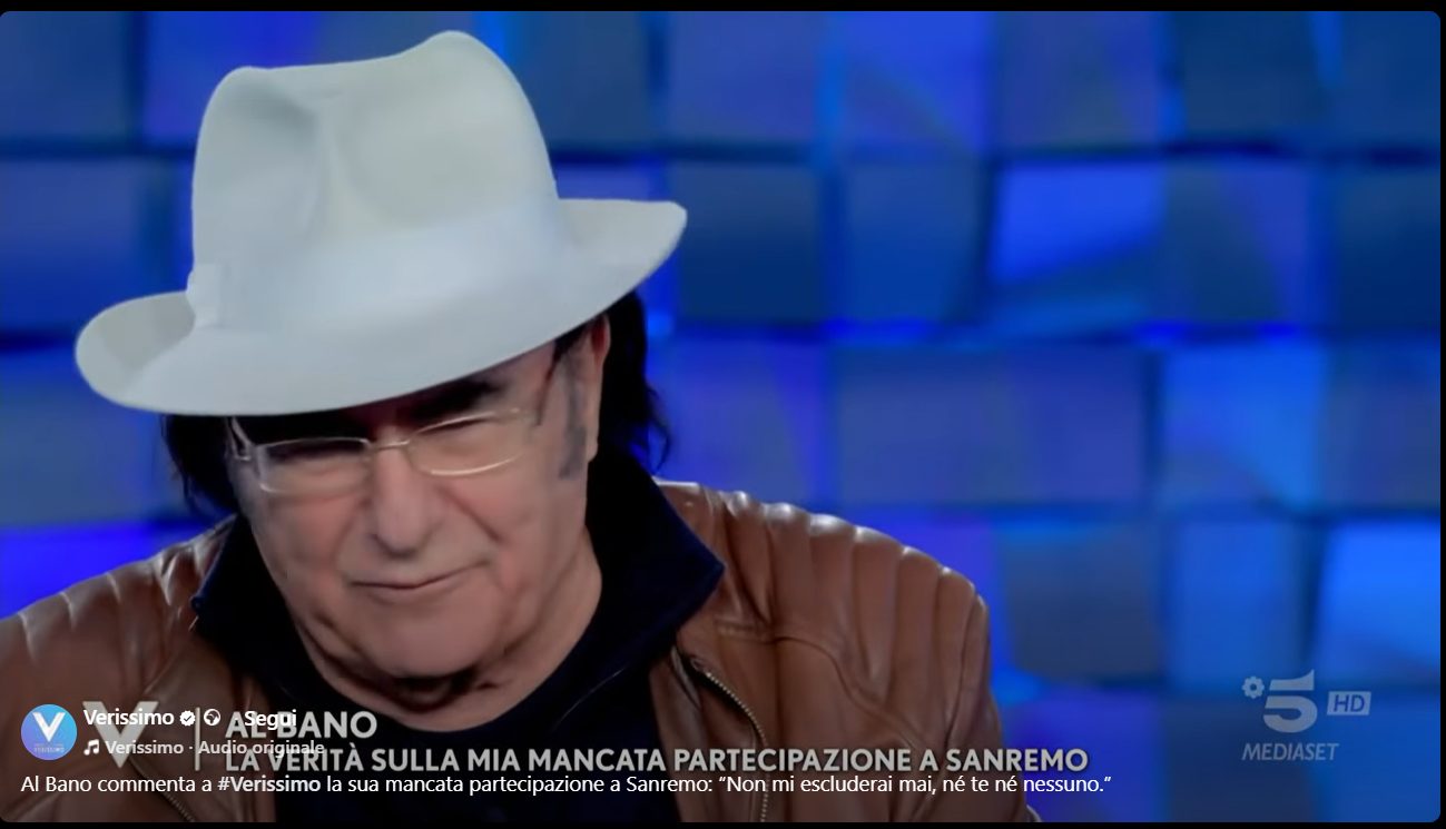 al bano sanremo verissimo