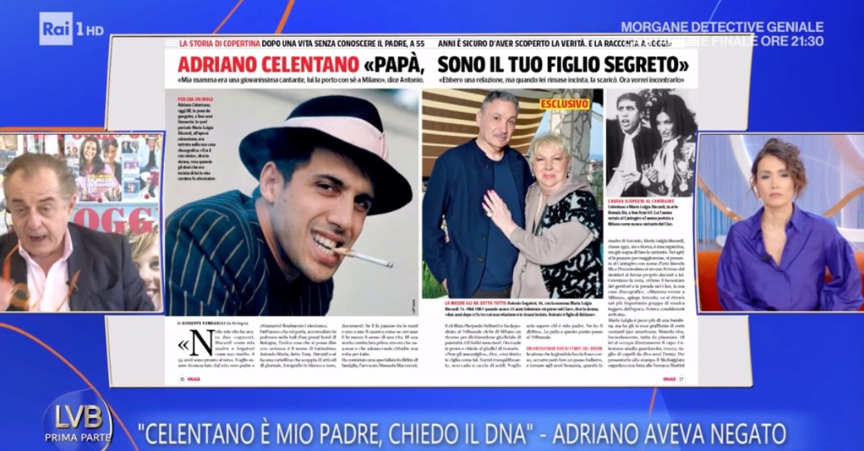 Adriano celentano figlio segreto