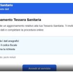 la truffa della tessera sanitaria