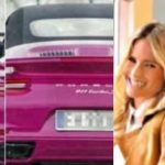 Michelle Hunziker porsche rosa