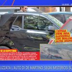 stefano de martino macchina graffiata