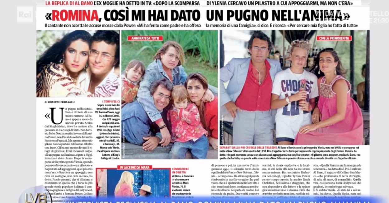 al bano pugno romina