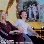 lorella cuccarini figlio
