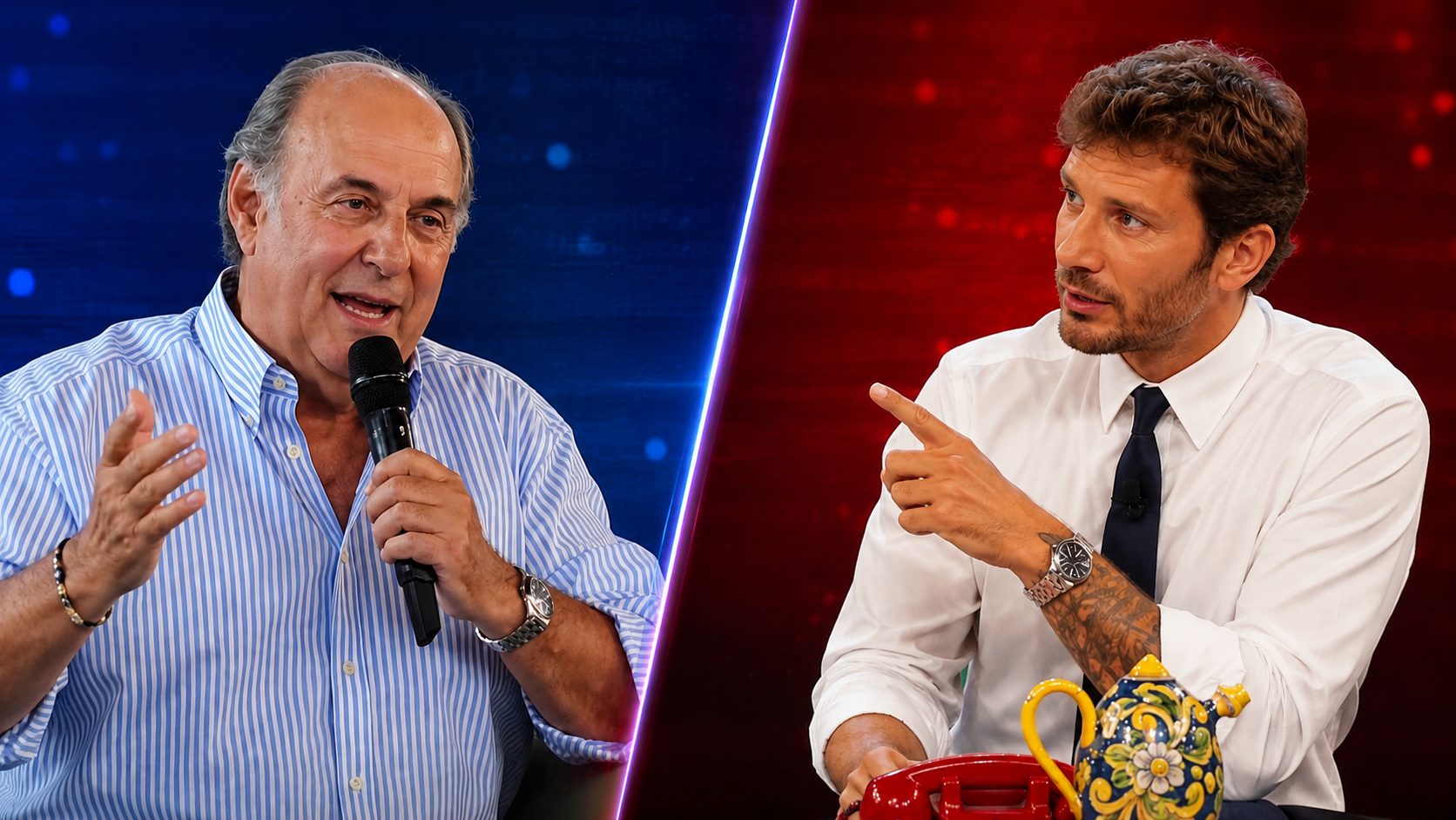 stefano de martino e gerry scotti