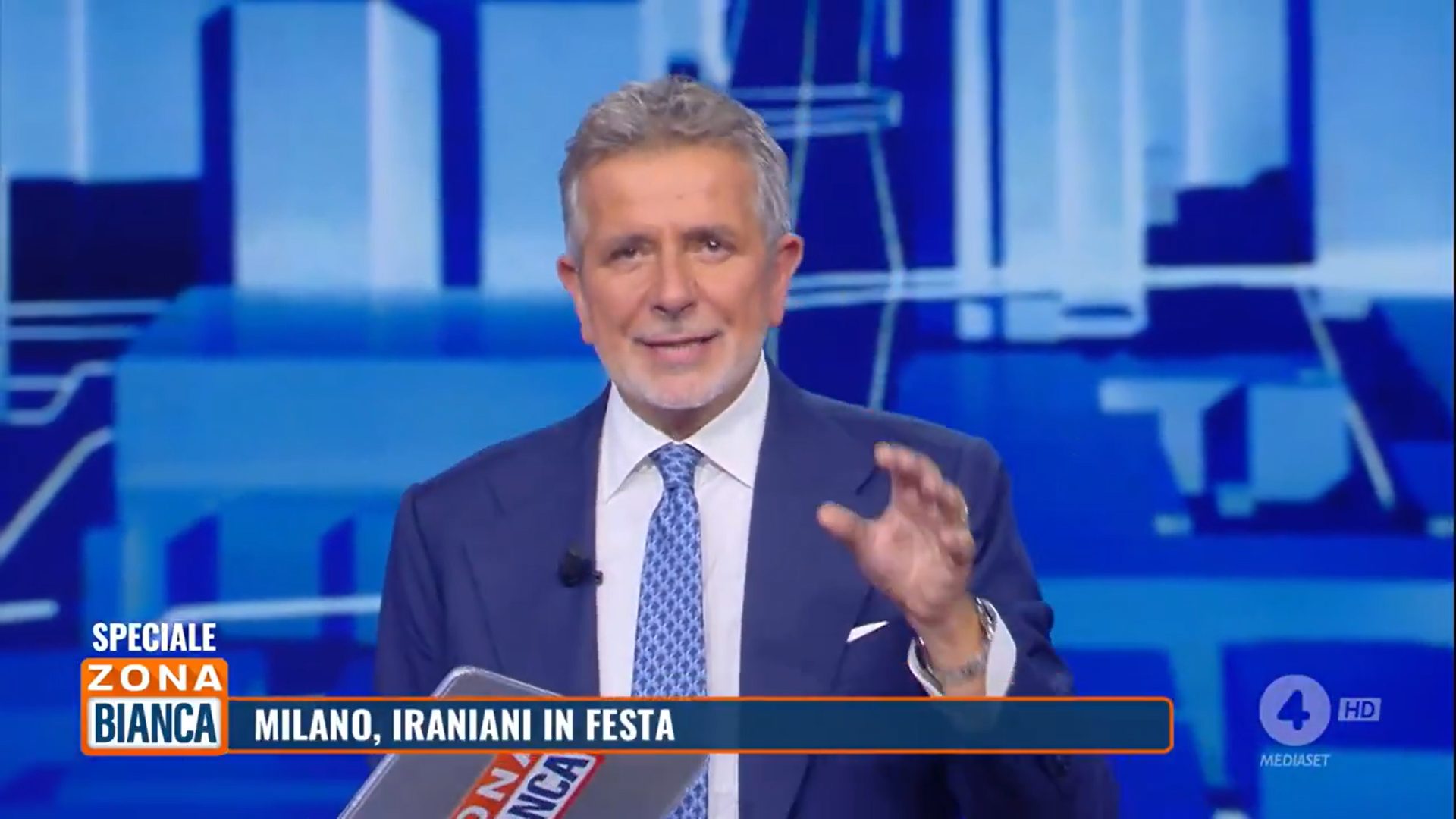 zona bianca quando torna in onda