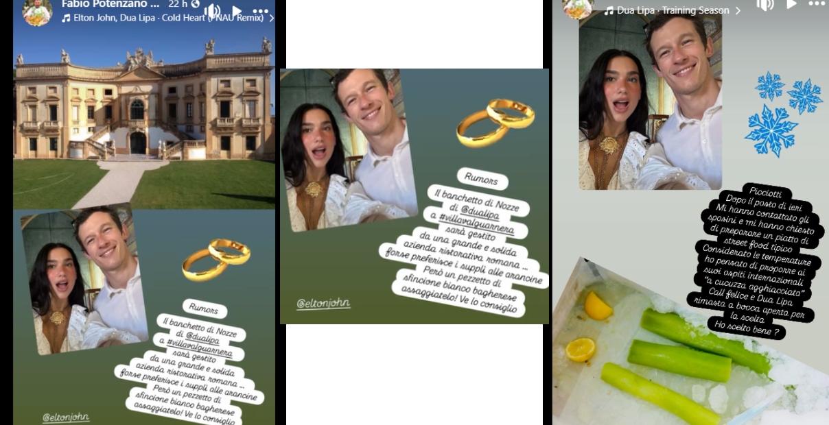fabio potenzano matrimonio dua lipa