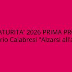 maturità 2026 alzarsi all'alba mario calabresi
