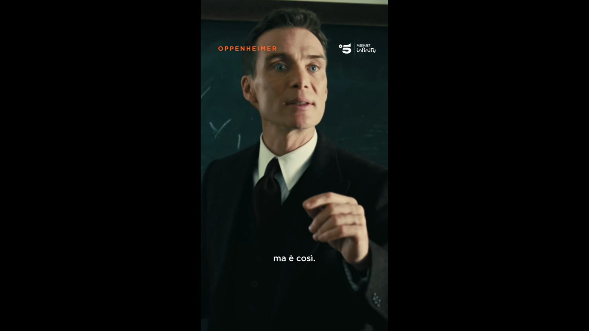 stasera su canale 5 oppenheimer