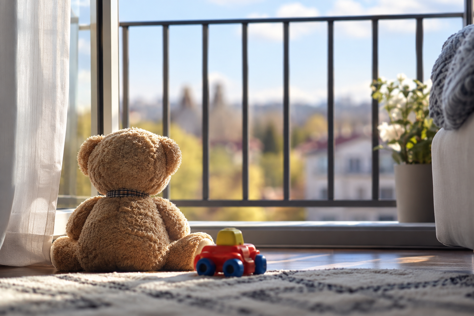 bambini caduti balcone