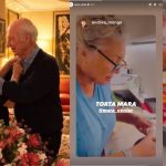 mara venier nicola carraro anniversario