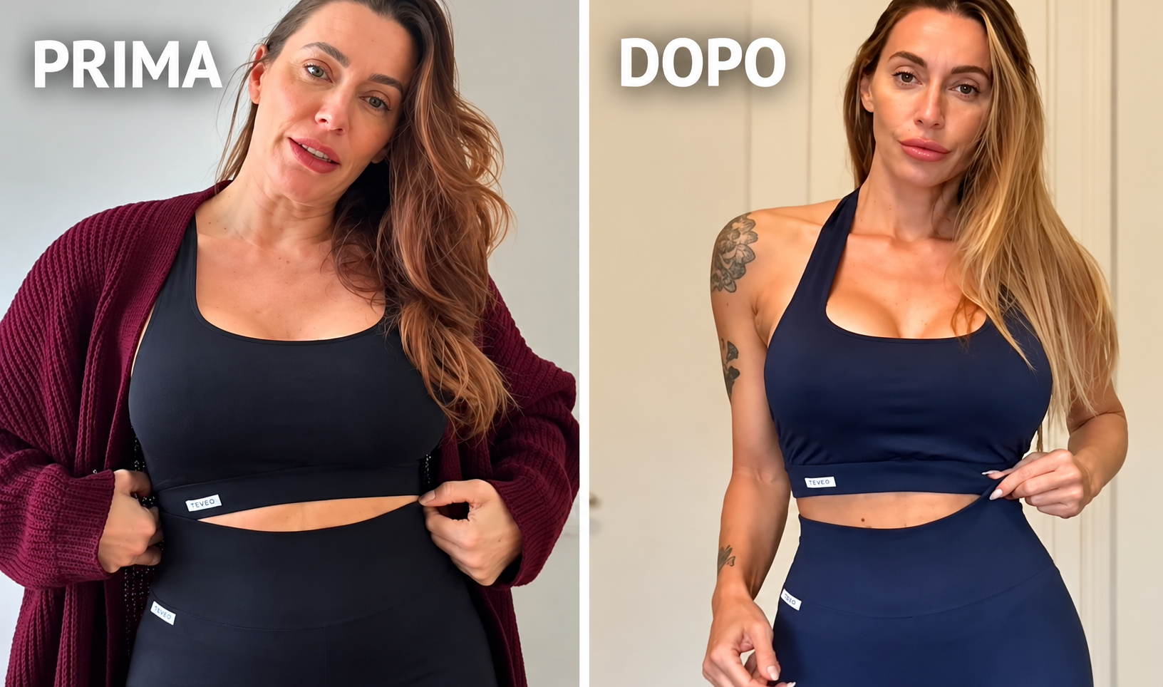 karina cascella prima e dopo