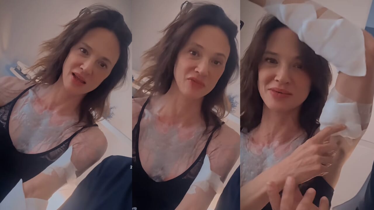 asia argento ha deciso di rimuovere i tatuaggi