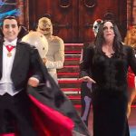 tale e quale show halloween dracula morticia